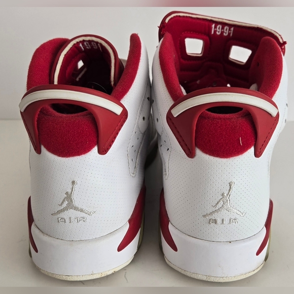 Air Jordan Retro 6 VI “Alternate‎ Hare” Gym Red (384665-113) 2016 US Size 7Y - Picture 8 of 10